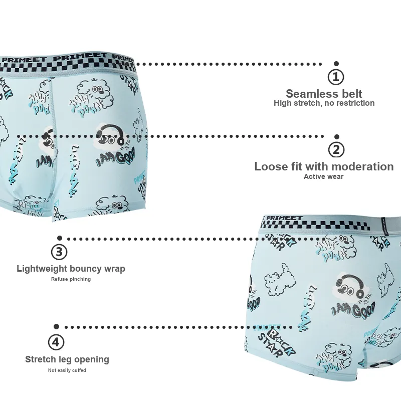 Primeet Underpants Skateboard Puppy Collection Men's 3 Pack-40