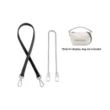 Black Underarm Shoulder Strap with Thin Decorative Chain