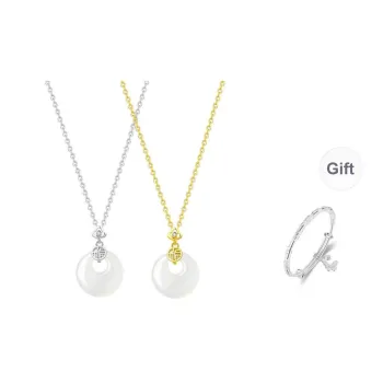 Master Kim Chalcedony Necklaces Women's