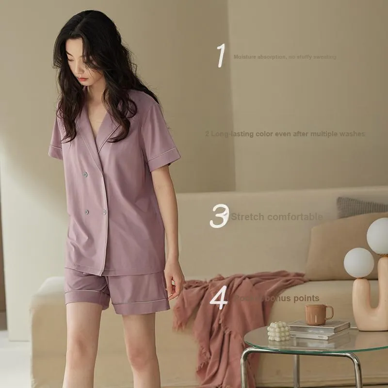 Xuan Liang Pajama Set Women's Gift Box Set Dusty Purple-2