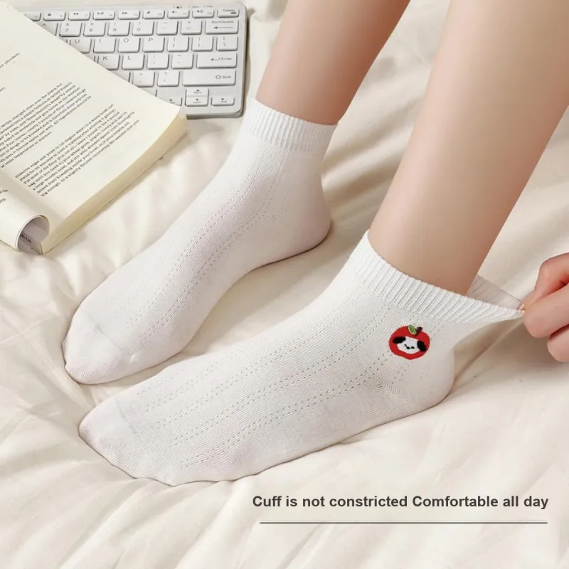 JIAZINI Ankle Socks Women's 3 Pack-17