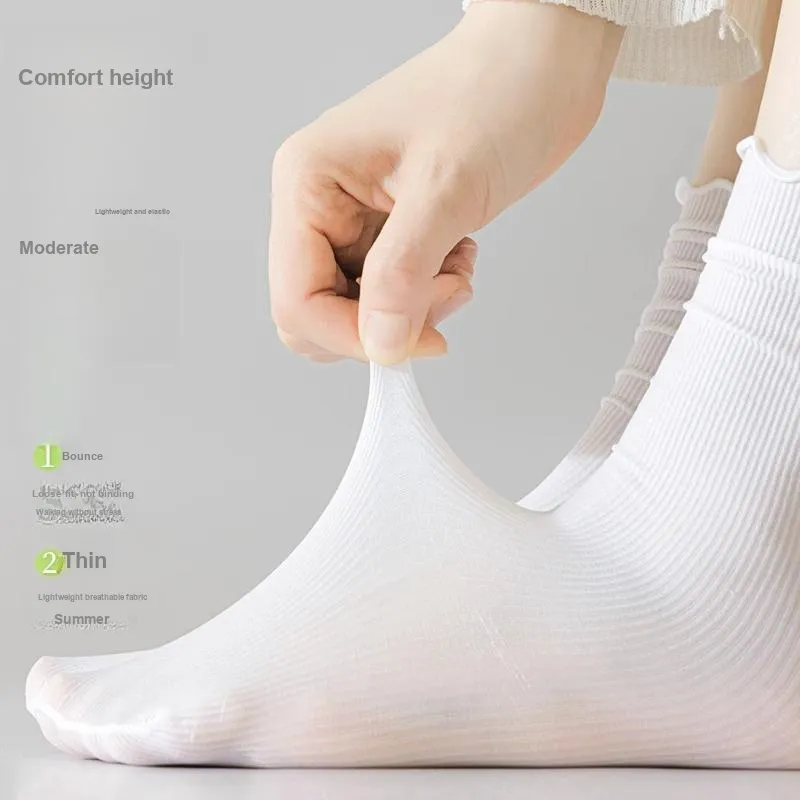 Lanza Mid Calf Socks Women's Combo Set-4