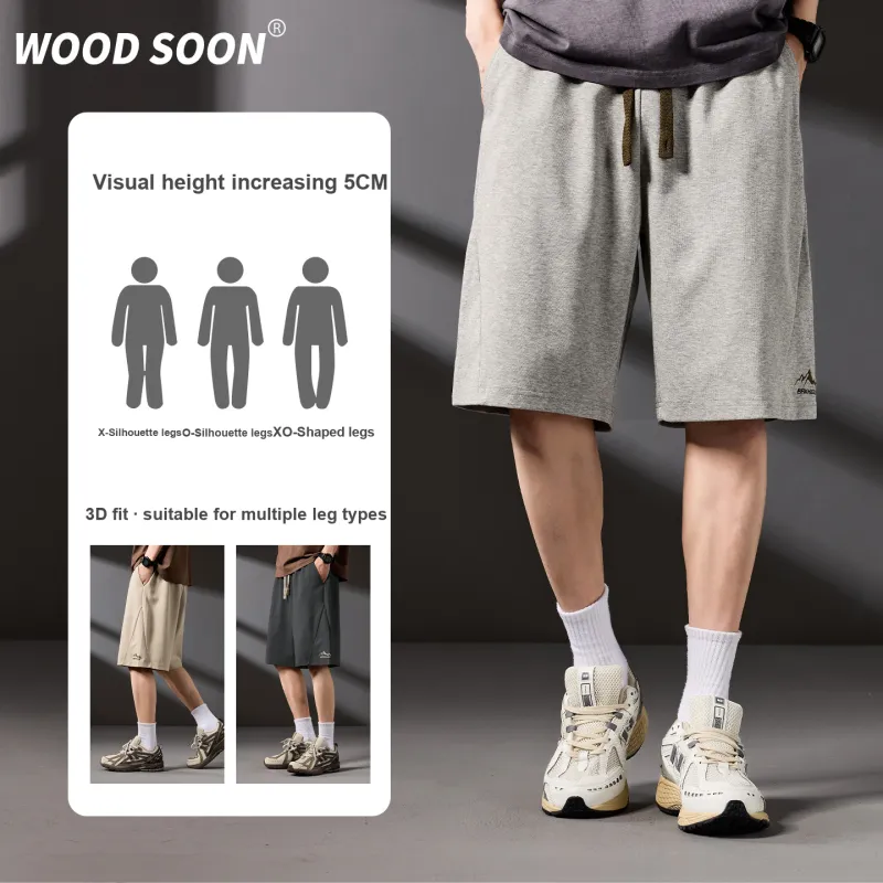 WOOD SOON Casual Shorts Unisex-6