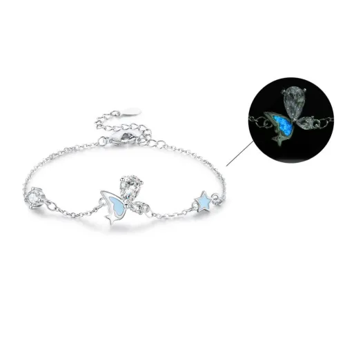 Zbird Foot Silver 990 Bracelets Women's Silver
