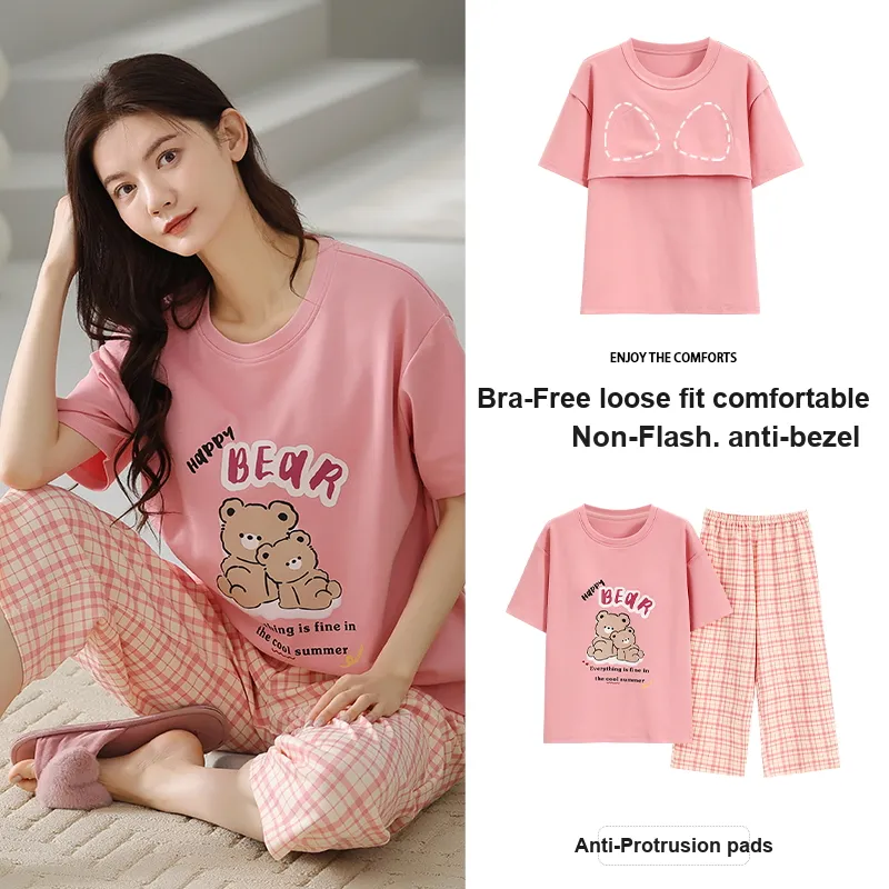 MADALLO Pajama Set Women's Pink-1