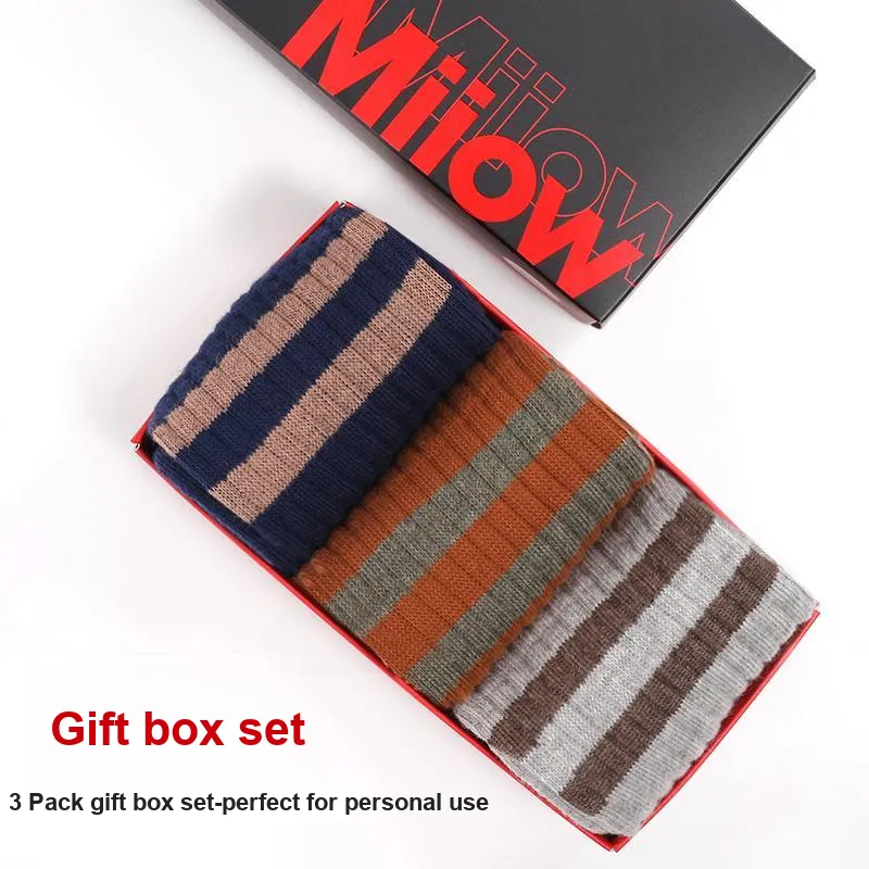 MIIOW Knee High Socks Men's Box 5 Pack-7