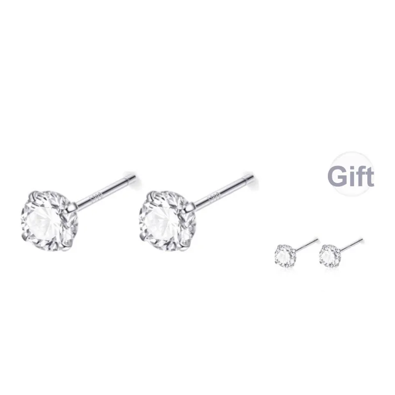 Barbie Sterling Silver 999 Stud Earrings Women's-0