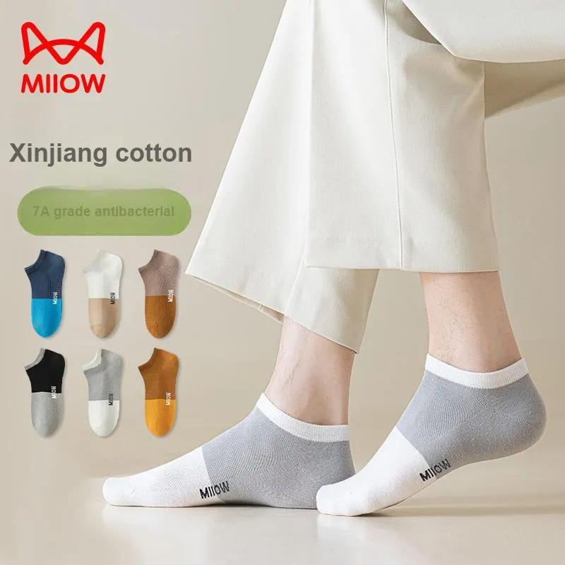 MIIOW No Show Socks Men's 5 Pack-38
