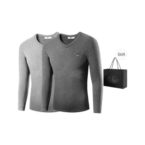 SEPTWOLVES Thermal Tops Autumn And Winter Models Men's Handbag Delivered