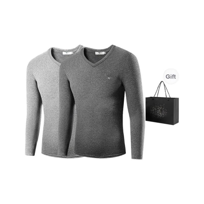 SEPTWOLVES Thermal Tops Autumn And Winter Models Men's Handbag Delivered-8
