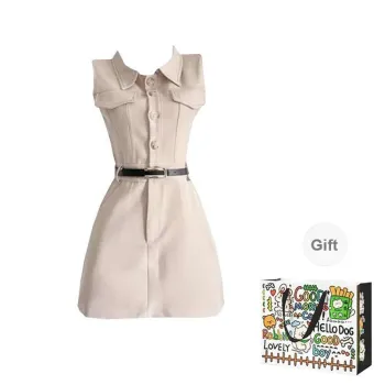 OURUOKE Sleeveless Dress Women's