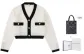 White (Black Shopping Bag+Box)