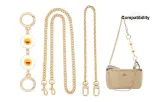 Sunflower Extender Chain+Chain 90cm+Decorative Chain 40cm