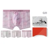 Block Letter Pink/Countdown White/Countdown Pink/Line Waterdrop White 9550 (4 Pack)
