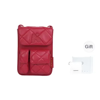 Karkki Lambskin Red Envelope Bag, Shoulder Bag, Crossbody Bag Women's Red Yellow Blue Black White