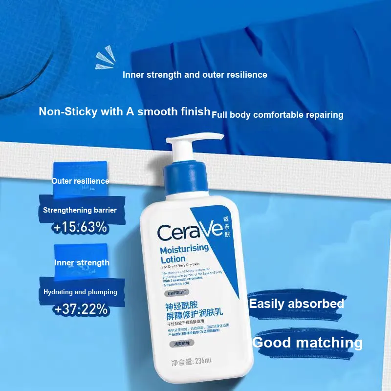 CeraVe Ceramide Уход за телом Путешествие Наборы Увлажняющие Лосьоны 88 мл + Крем для питания кожи 15 мл + Гель-очищатель 30 мл