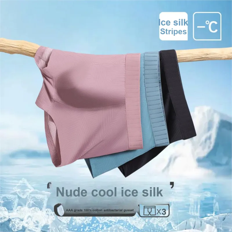 Red Bean Underpants Men's 3 Pack Mixed Color-2