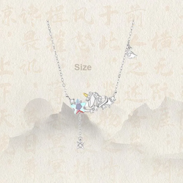 Chongqing Gold Store S925 Silver Necklaces Women's-4