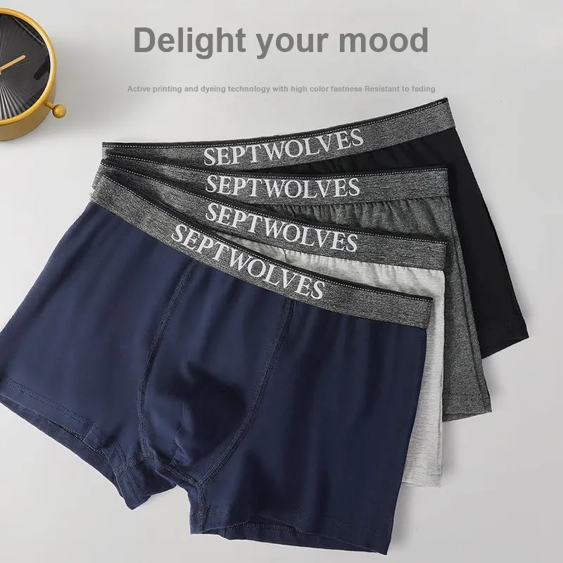 SEPTWOLVES Underwear Gift Box Men's 4 Piece Gift Box Sets-14