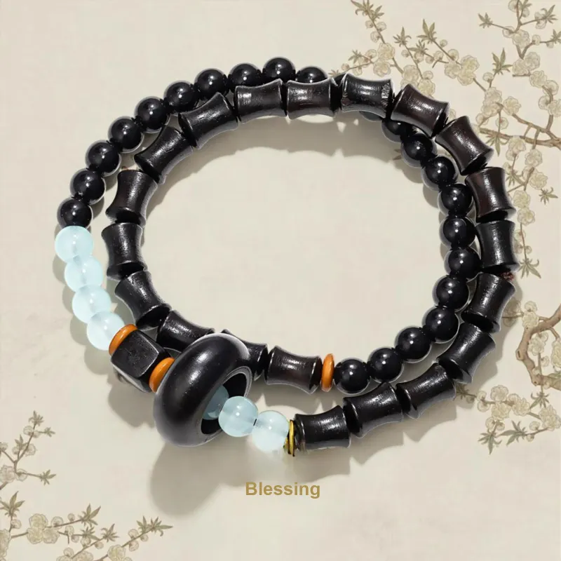 JINGCHENGGOU Ebony Bracelets Unisex-1