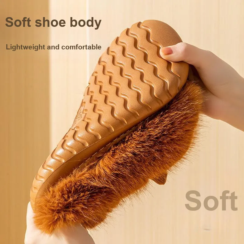 JINGEYU Fall And Winter Fashion Cute Pet Kapi Balaka Cartoon Home Plush Platform Warm Soft Sole Slip Resistant-10