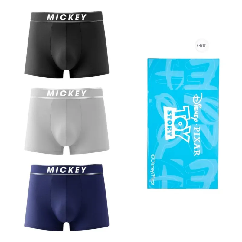 Disney Mickey Series Underpants Men's Shopping Bag Combo Set-15