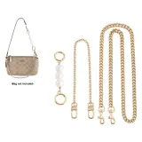White Pearl Three-Piece Set]Extender Chain 13.5cm+Decorative Chain 40cm+Long Chain 40cm