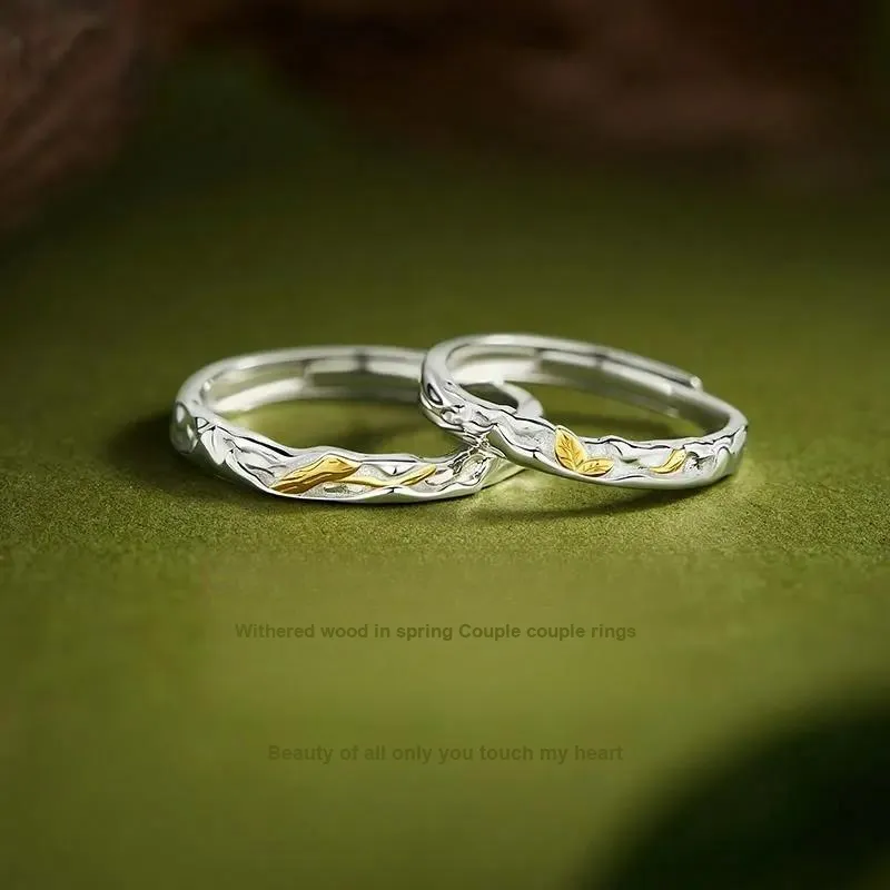 Golden Bliss 925 Sterling Silver Rings Unisex-2