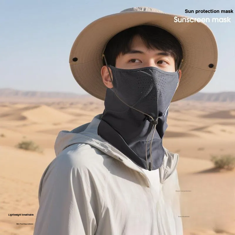 YUZHAOLIN Lightweight Sun Protection Masks Men's-1