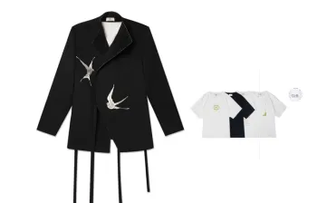 Cheng Jin Yi Bureau Loose Fit Jacket Unisex Black