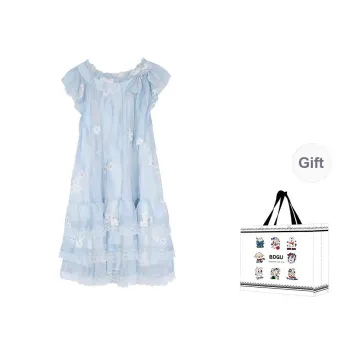 BDGU Sleeveless Dresses Women's Blue