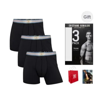 CR7 CRISTIANO RONALDO Underpants Men's 3 Pack Black