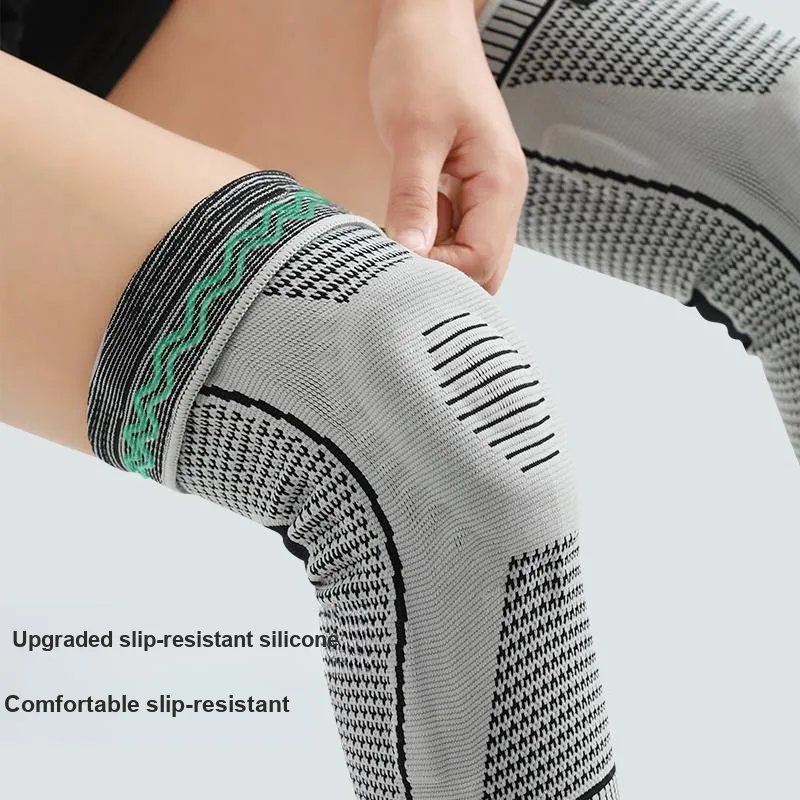 LEXI Running Yoga Fitness Tennis Women's Cotton Polyester Elastane Silicone Knee Pads-2
