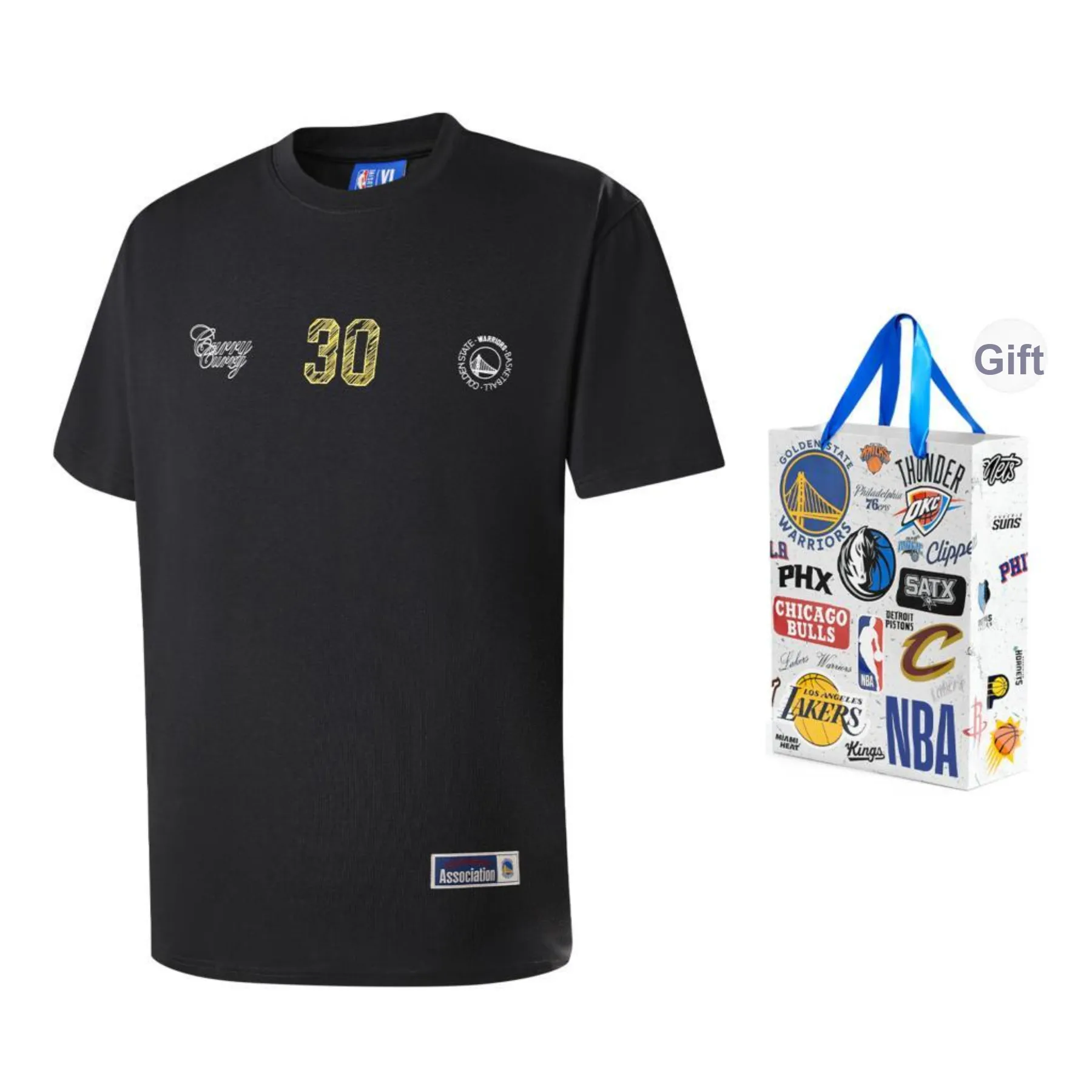 NBA Golden State Warriors Stephen Curry T Shirt Unisex Black