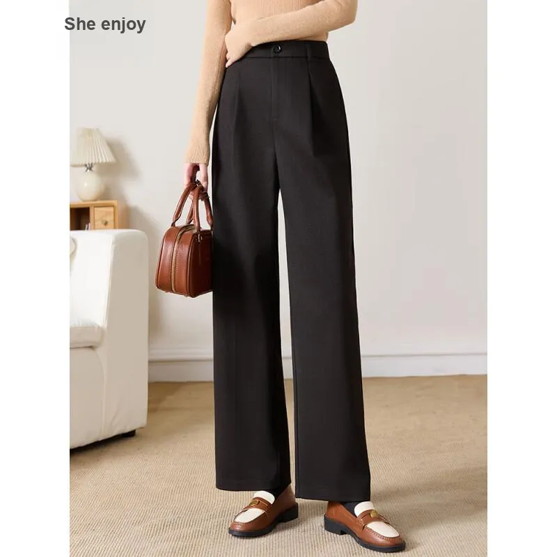 She Enjoys Casual Pants Women's Black-4