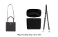 Calli 17 Black Adjustable Strap 93-116cm+Black Nylon Liner 14.5cm