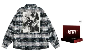 Atry Splash Patch Series Shirt Unisex Black