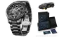 Black Case Black Dial Steel Band[Limited Sports Car Clothing Sets]