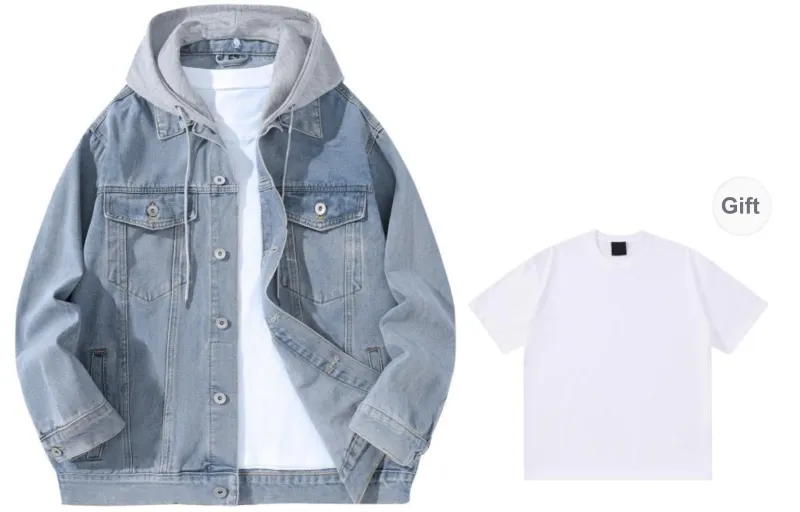 A.X.S.K x Lost N Forbidden Denim Jacket Unisex-17