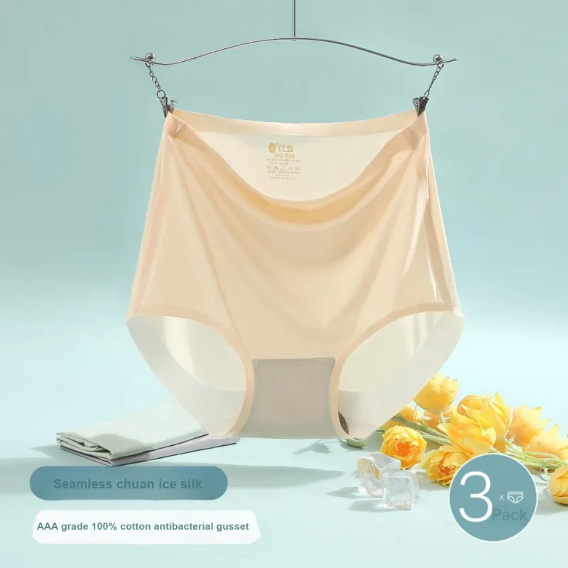 Red Bean Underpants Women's 3 Pack Aqua Green/Nude Skin/Light Purple-1