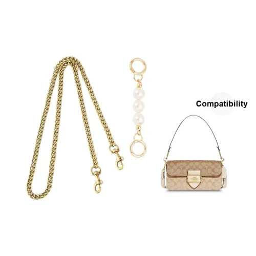 Стальной ремень для сумки женский золотого тона