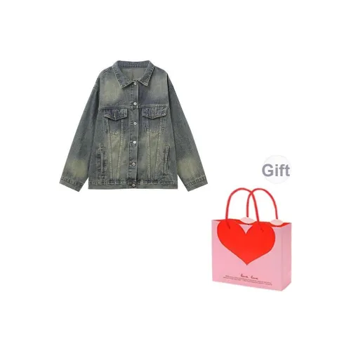 BVODE Синий Женские Джинсовые Куртки