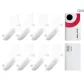 [8 Pack]White *8