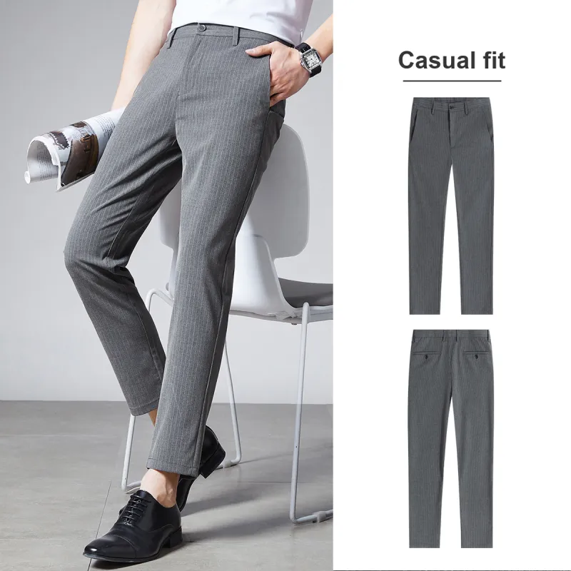FIRS Casual Pants Men's Medium Gray-3