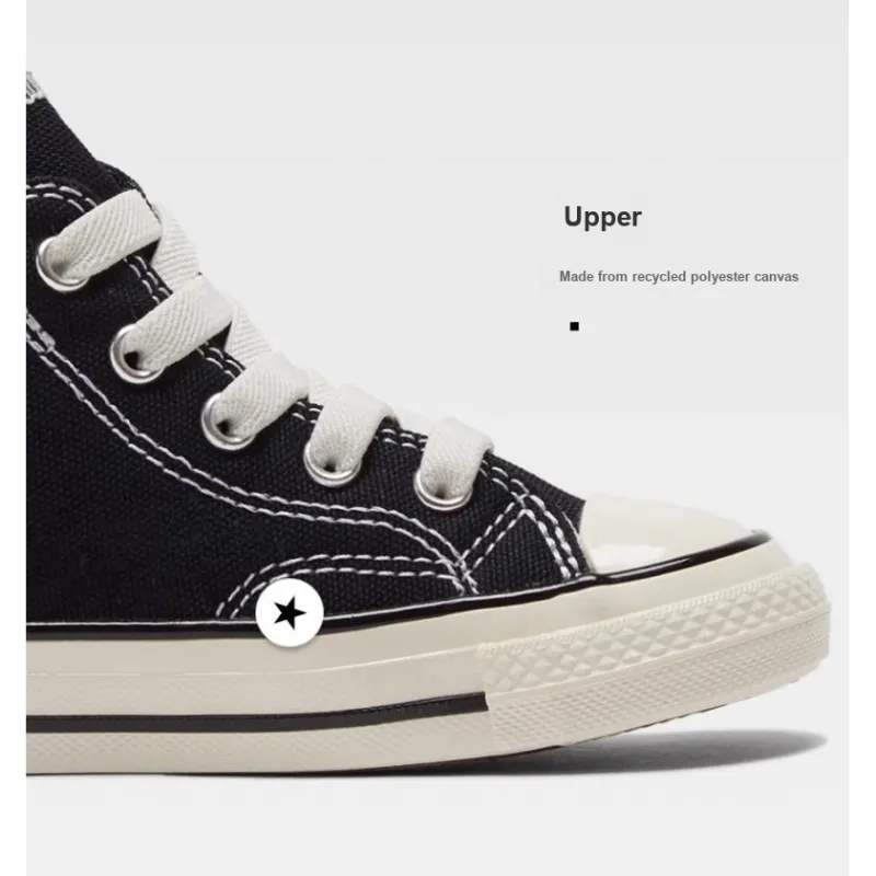 Converse 1970s Anti Slip Wear Resistant High Top Toddler Shoes Black Infant And Toddler-2
