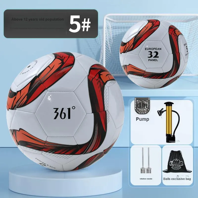 361° Classic Collection Size 5 Soccer PU Machine Stitched Soccer Ball Unisex-3