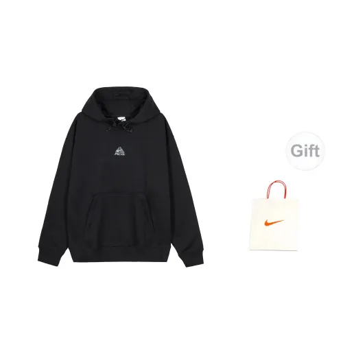 Nike Sweatshirts Unisex Black Sweatshirts+Gift Bag