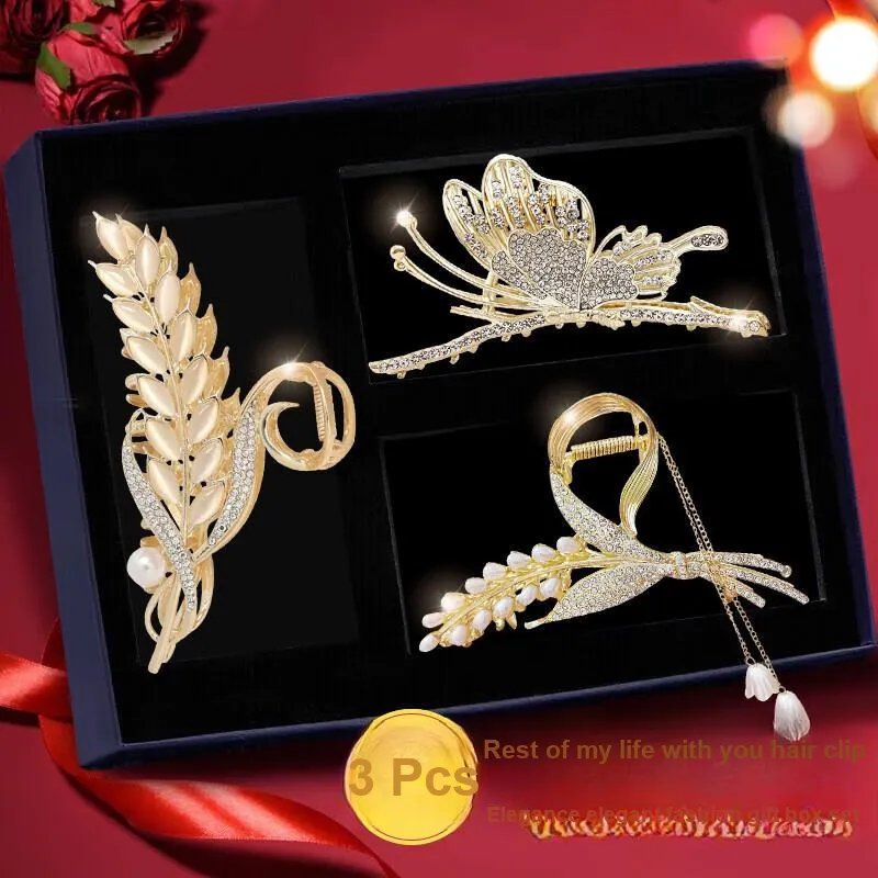Enchanting Cat Alloy Hair Clips Women's-1