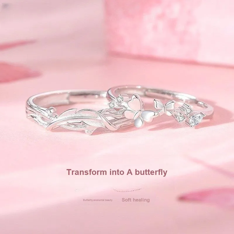 DAWO 925 Sterling Silver Rings Unisex-2