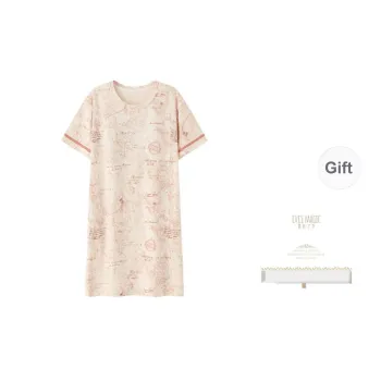 XIA.WA.ZHI.XIU Nightgown Women's Gift Box Set